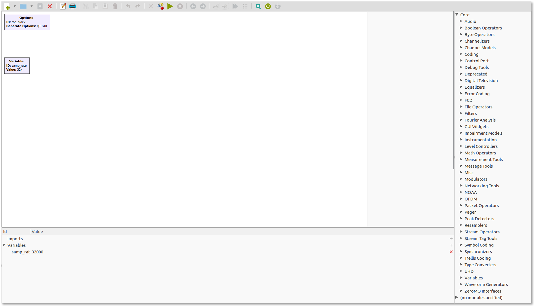 GNU Radio gui